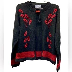 Alpaca Style by Artesanias A.T. Vintage 100% alpaca wool cardigan